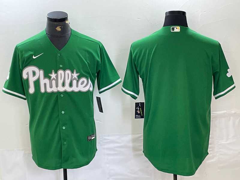 Men's Philadelphia Phillies Blank Green Celtic Stitched Cool Base Nike Jersey,We sell and wholesale Men's Philadelphia Phillies Blank Green Celtic Stitched Cool Base Nike Jersey on line form chian!